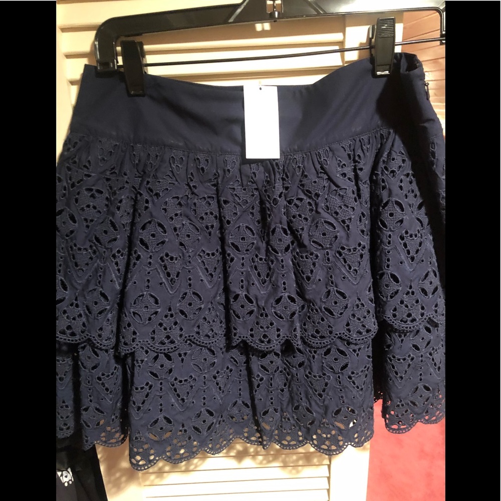 Banana Republic eyelet mini skirt